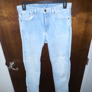 Faherty Light Blue Jeans & Todd Snyder Green Pants | Size 32x32